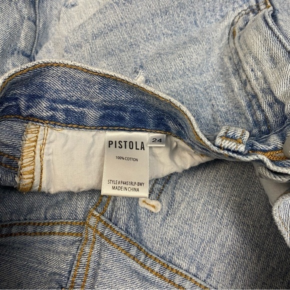 Pistola Nova Relaxed High Rise Cut Off Shorts - Picture 7 of 8